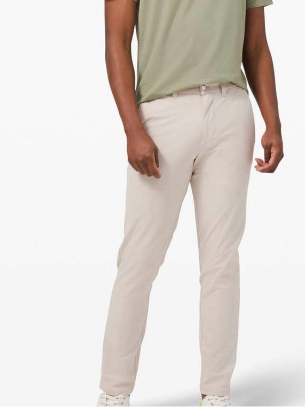 lululemon athletica Commission slim Men's Light Gray Chino Pants 31 x 31.5” - Picture 2 of 10